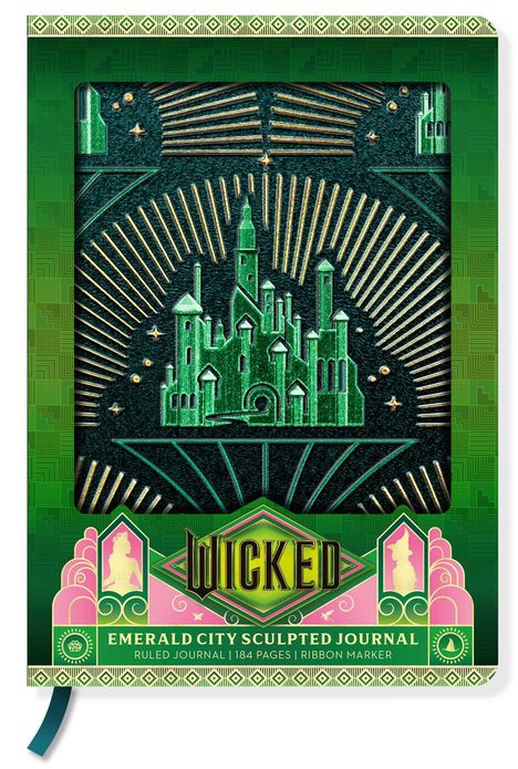 Insight Editions: Wicked: Emerald City Sculpted Journal, Buch