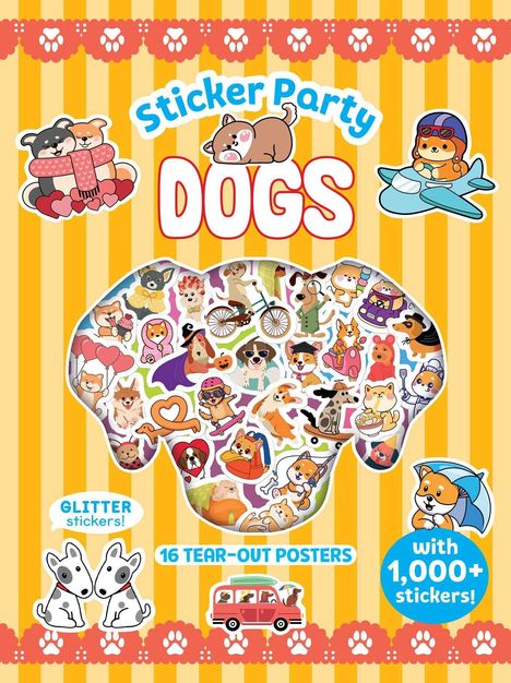 Weldon Owen: Sticker Party: Dogs, Buch