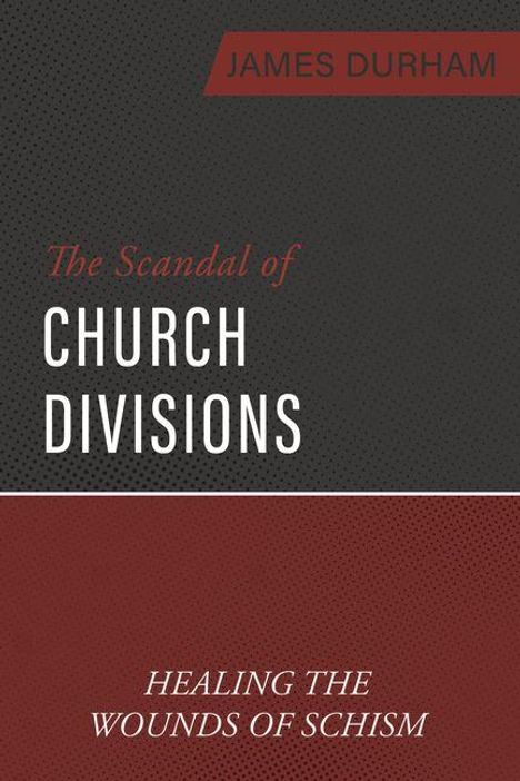 „The Scandal of Church Divisions. Healing the Wounds of Schism.“ Strukturierte Aufteilung von Schwarz und Rot.