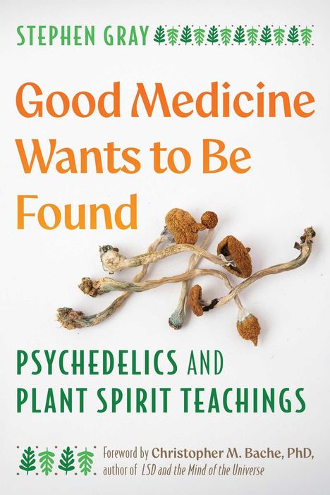 „Good Medicine Wants to Be Found: Psychedelics and Plant Spirit Teachings“ von Stephen Gray. Darstellung von Pilzen.