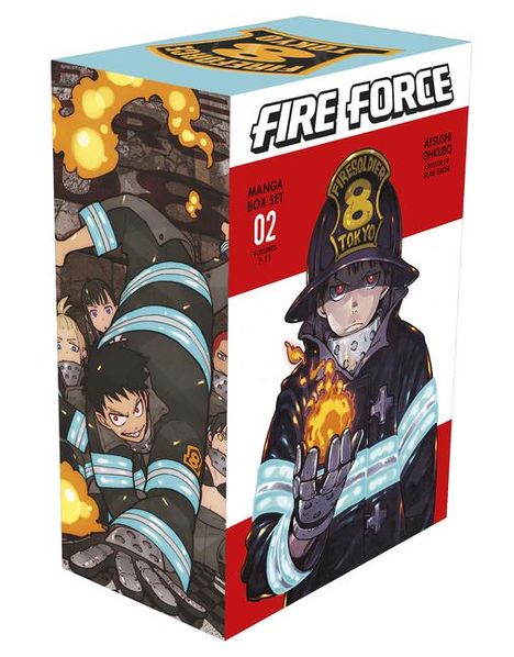 Atsushi Ohkubo: Fire Force Manga Box Set 2 (Vol.7-11), Diverse