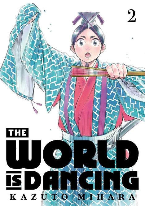 "The World is Dancing", "Kazuto Mihara", "2". Japanische Figur in traditioneller Kleidung, überrascht und konzentriert.