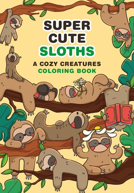 Super Cute Sloths, Buch
