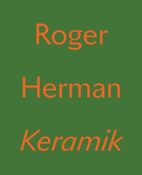 Roger Herman: Keramik, Buch