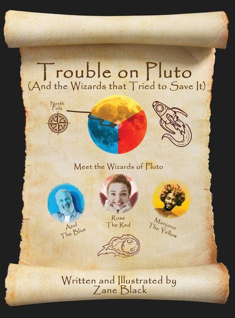 Zane Black: Trouble on Pluto, Buch