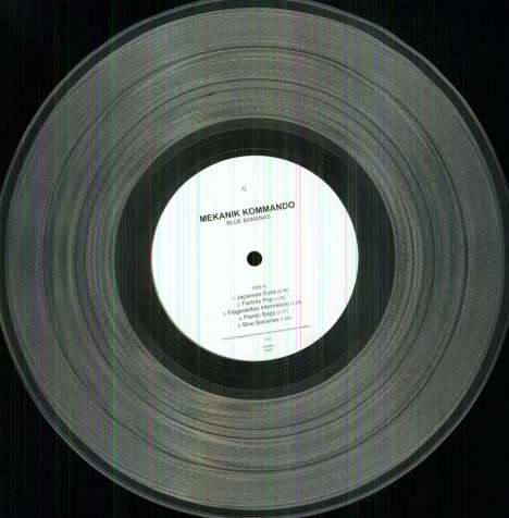 Mekanik Kommando: Blue Bananas (Clear Vinyl), Single 10"