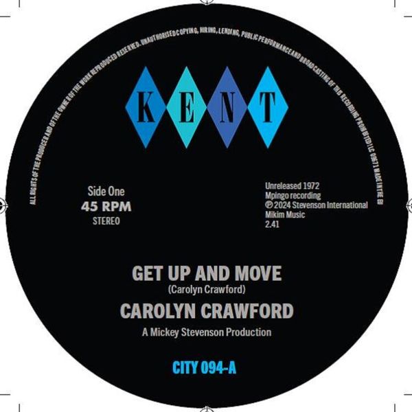 Carolyn Crawford: Get Up And Move / Sugar Boy (Single 7")