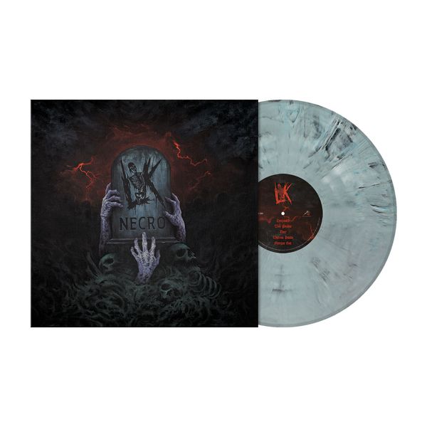 Lik: Necro (»Tombstone« Grey Blue Marbled Vinyl) (Vinyl-LP)