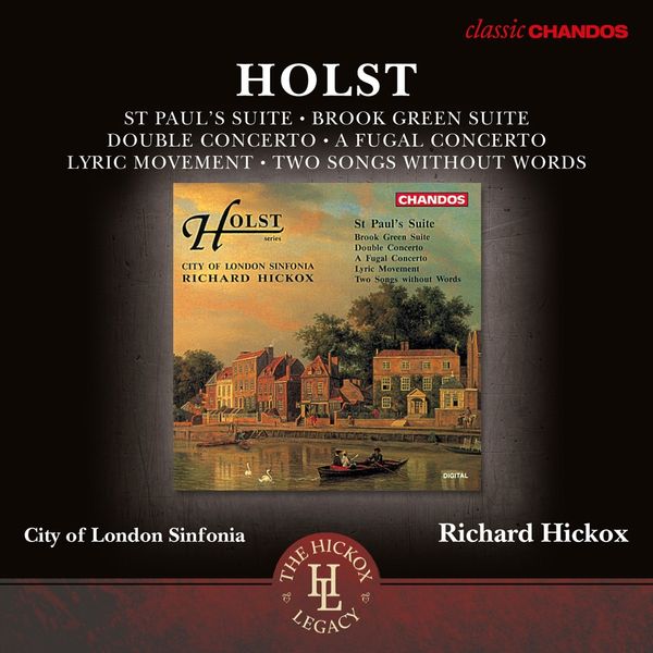 Gustav Holst: Fugal Concerto for Flute, Oboe, Strings op.40 (CD)