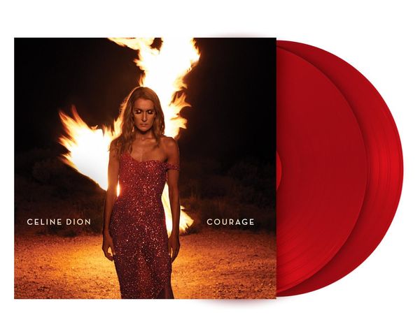 Céline Dion: Courage (Translucent Red Vinyl) (2 Vinyl-LPs)