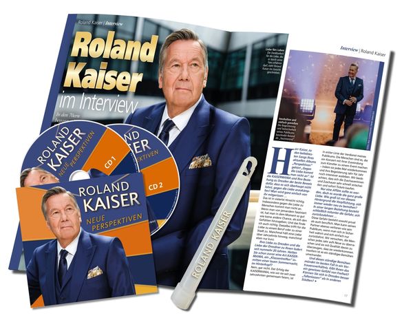 Roland Kaiser: Neue Persp... (2 CDs, 1 Zeitschrift und 1 Merchandise)