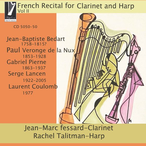 Rachel Talitman & Jean-Marc Fessard - French Recital for Harp... (CD)