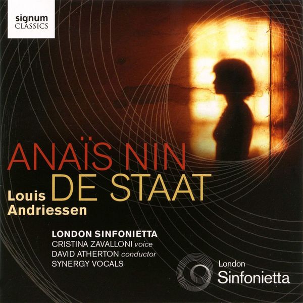 Louis Andriessen: Anais Nin für Sopran & Orchester (CD)