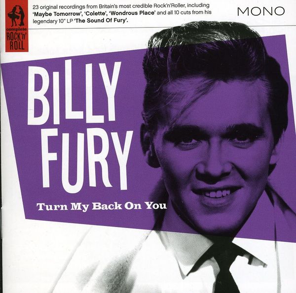 Billy Fury: Turn My Back On You (CD)