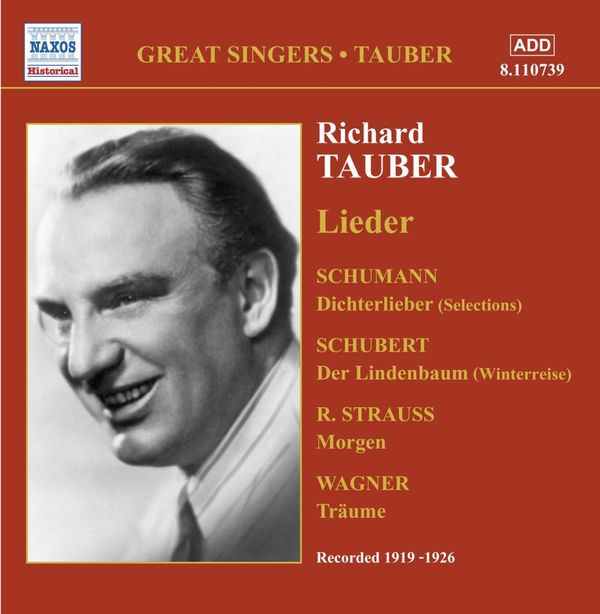 Richard Tauber singt Lieder (CD)