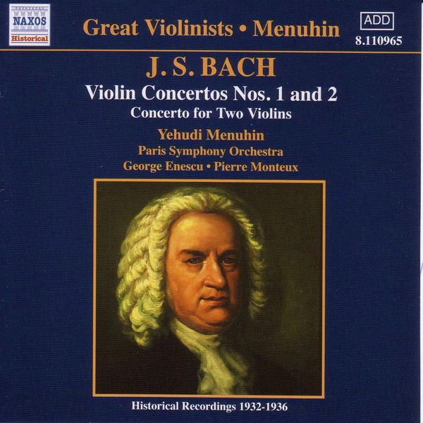 Johann Sebastian Bach: Violinkonzerte BWV 1041-1043 (CD)
