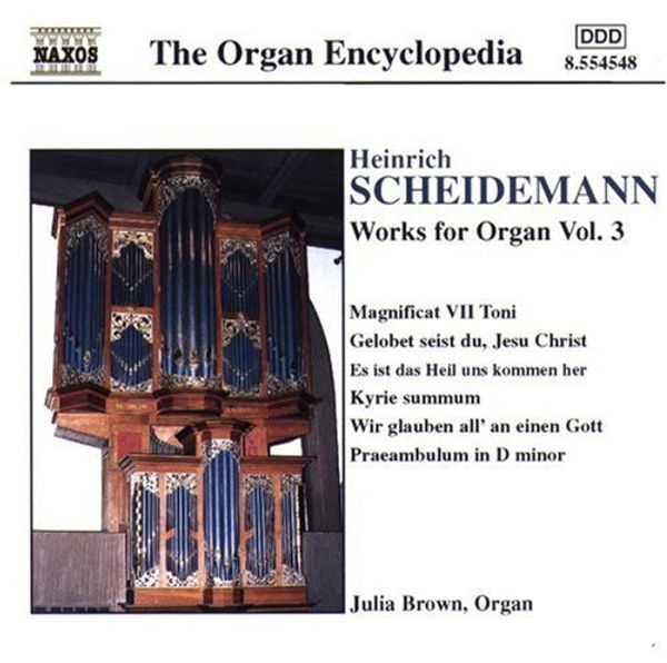 Heinrich Scheidemann: Sämtliche Orgelwerke Vol.3 (CD)