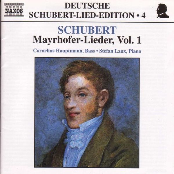 Franz Schubert: Lieder "Mayrhofer-Lieder" Vol.1 (CD)