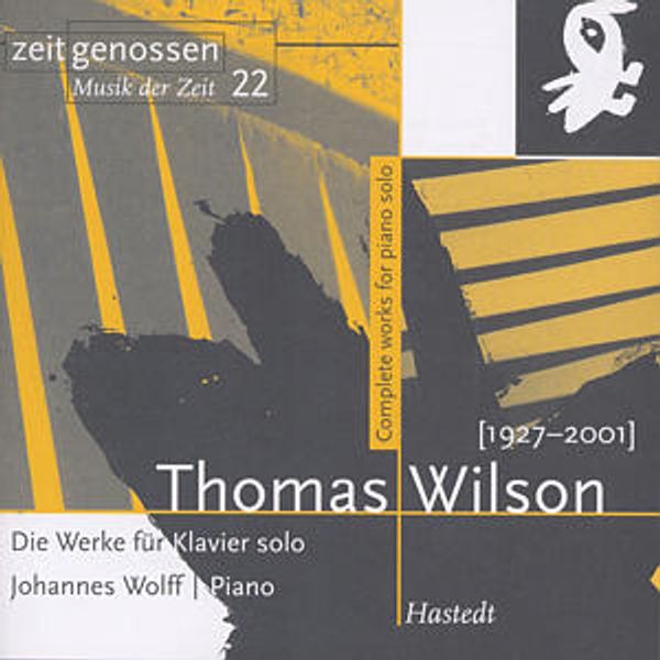Thomas Wilson: Klavierwerke (CD)
