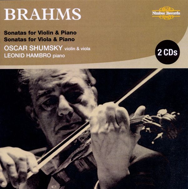 Johannes Brahms: Sonaten für Violine & Klavier Nr.1-3 (2 CDs)