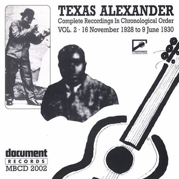 Alger "Texas" Alexander: Texas Alexander Vol.2 (1928-1930) (CD)