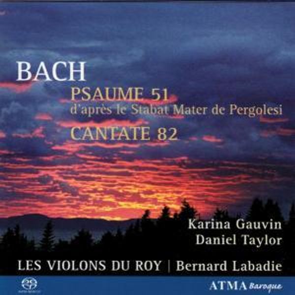 Johann Sebastian Bach: Psalm 51 BWV 1083 "Tilge,H... (Super Audio CD)