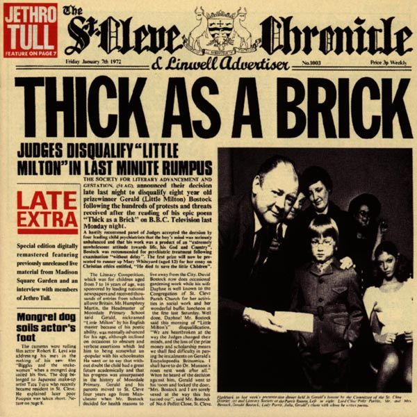 Jethro Tull: Thick As A Brick (CD)