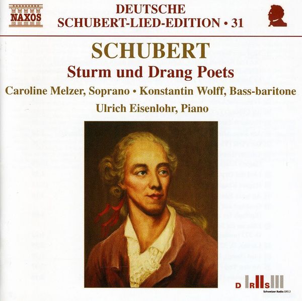 Franz Schubert: Lieder "Dichter des Sturm und Drang" (CD)