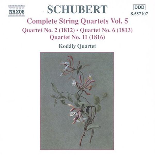 Franz Schubert: Streichquartette Nr.2,6,11 (CD)