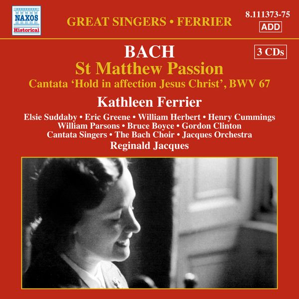 Johann Sebastian Bach: Matthäus-Passion BWV 244 (3 CDs)