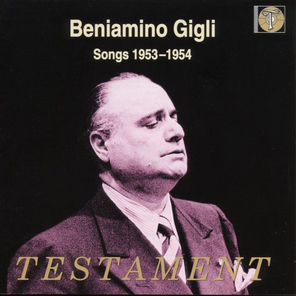 Benjamino Gigli - Songs 1953/54 (CD)