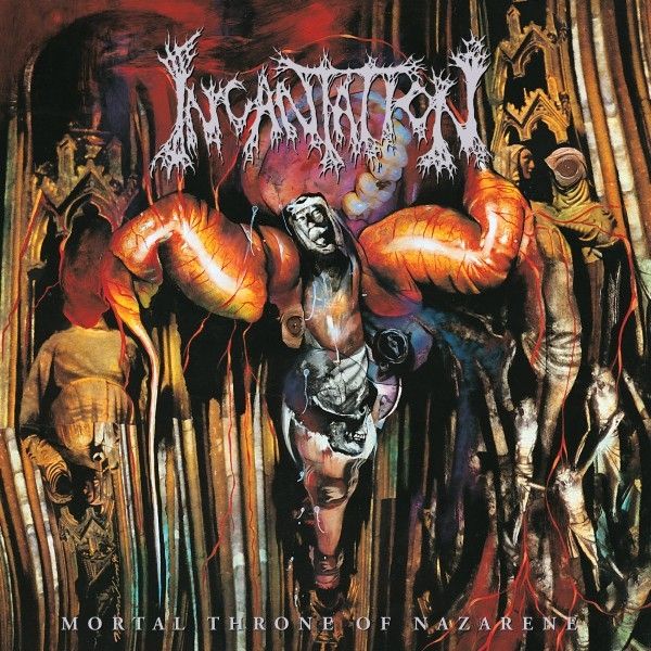 Incantation: Mortal Throne Of Nazarene (Reissue) (Blood Red V... (LP)