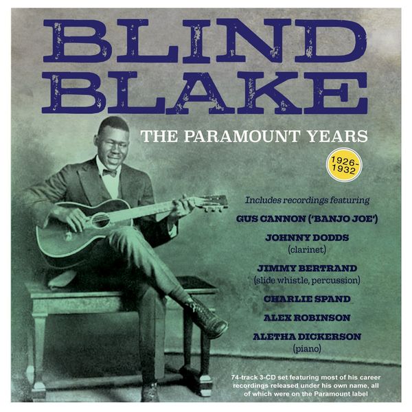 Blind Blake: The Paramount Years 1926 - 1932 (3 CDs)