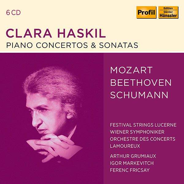 Clara Haskil - Mozart / Beethoven / Schumann (6 CDs)