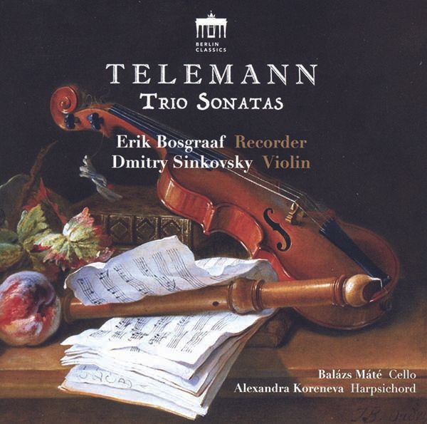 Georg Philipp Telemann: Triosonaten mit Blockflöte (CD)