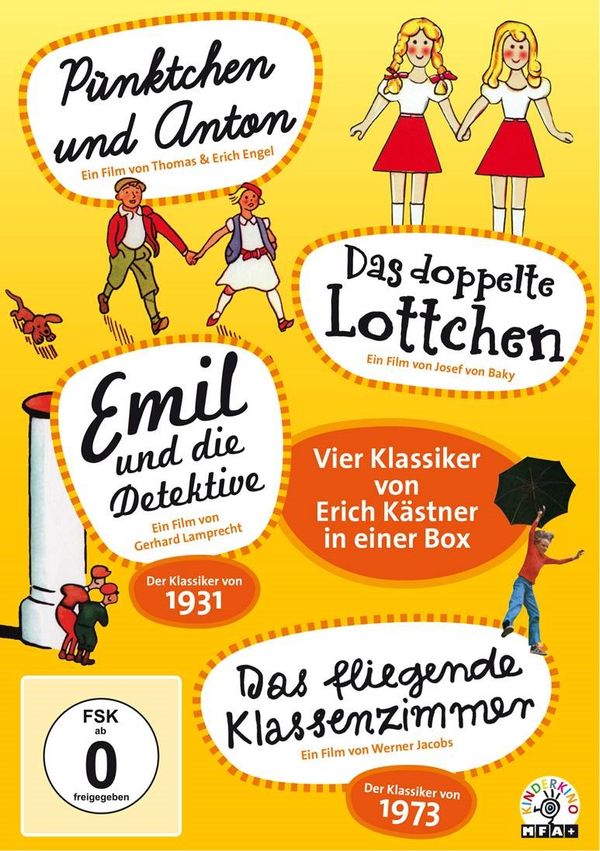 Erich Kästner Box - Die vier großen Klassiker (4 DVDs)