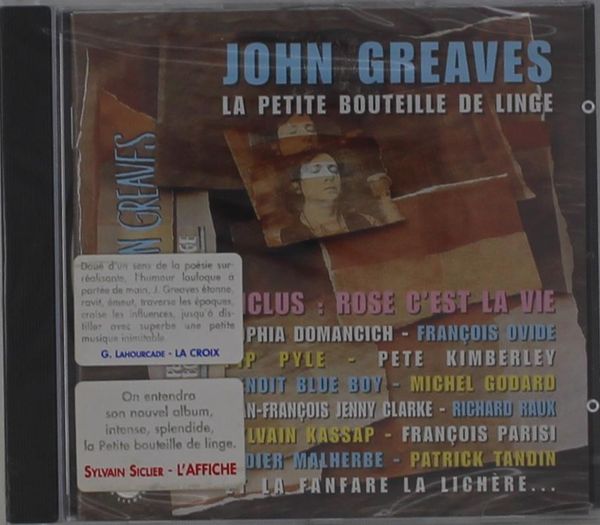 John Greaves: La Petite Bouteille De Linge (CD)