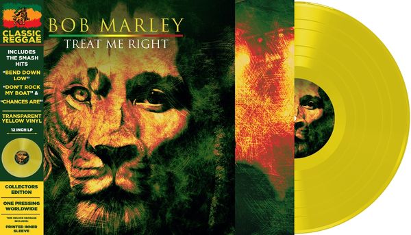 Bob Marley: Treat Me Right (Transparent Yellow Vinyl) (Vinyl-LP)