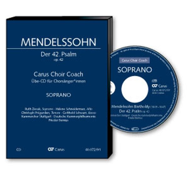 Carus Choir Coach - Felix Mendelssohn: Der 42. Psalm "Wie der... (CD)