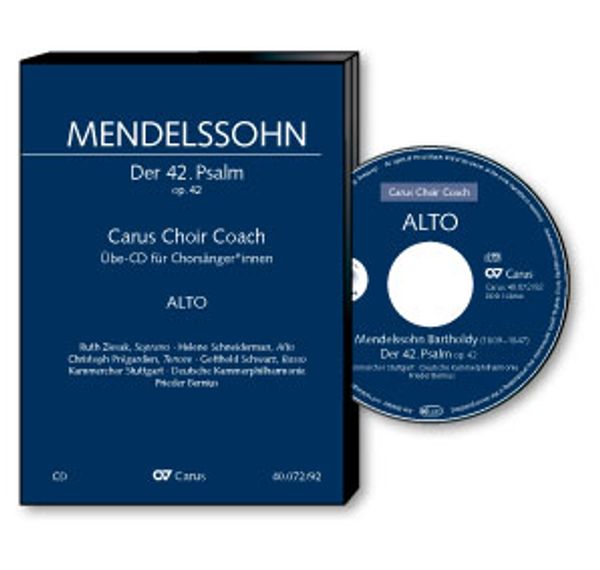 Carus Choir Coach - Felix Mendelssohn: Der 42. Psalm "Wie der... (CD)