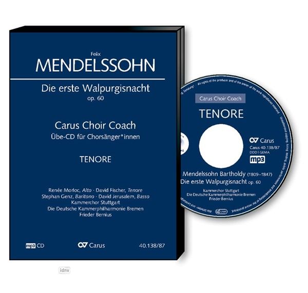 Carus Choir Coach - Felix Mendelssohn: Die erste Walpurgisnac... (CD)
