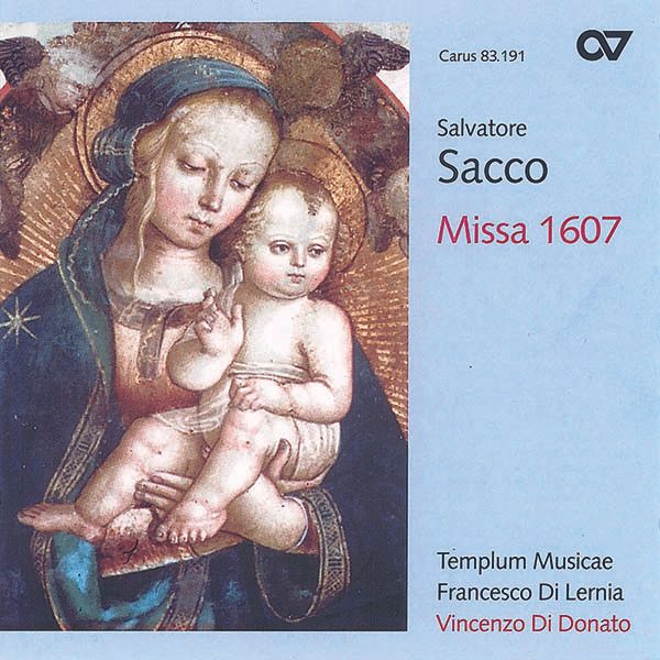 Salvatore Sacco: Missa 1607 (CD)