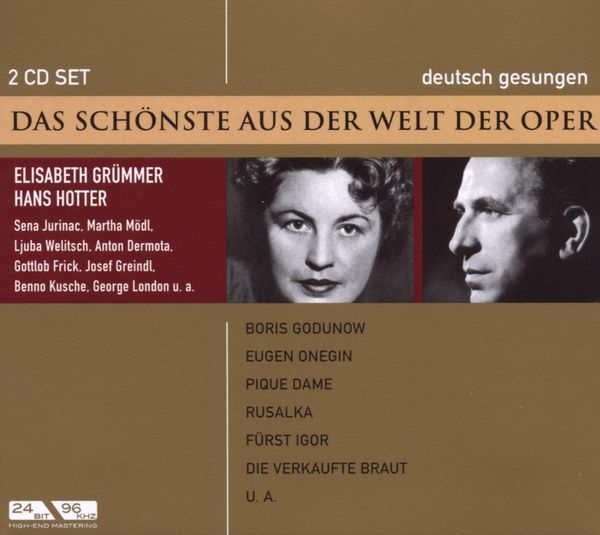 Das Schönste aus der Welt der Oper: Elisabeth Grümmer / Ha... (2 CDs)