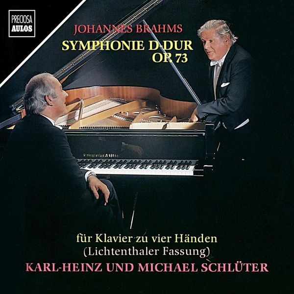 Johannes Brahms: Symphonie Nr.2 für Klavier 4-händig (CD)