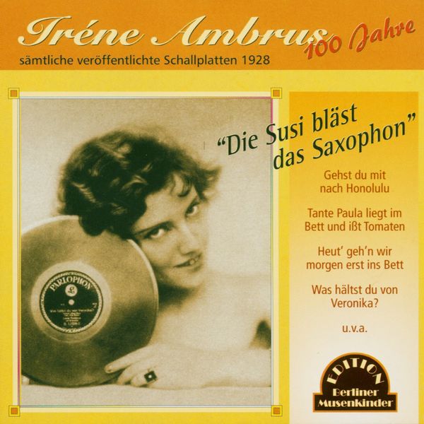 Irene Ambrus: Die Susi bläst das Saxophon (CD)