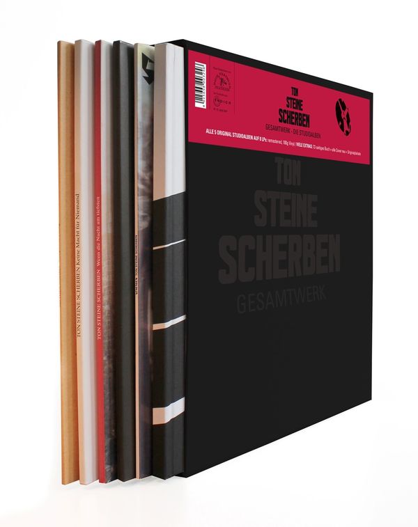 Ton Steine Scherben: Gesamtwerk - Die Studioalb... (8 LPs und 1 Buch)