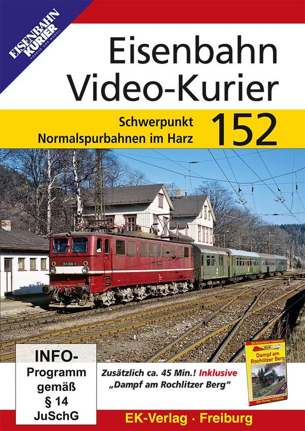 Eisenbahn Video-Kurier 152 - Schwerpunkt Normalspurbahnen im... (DVD)