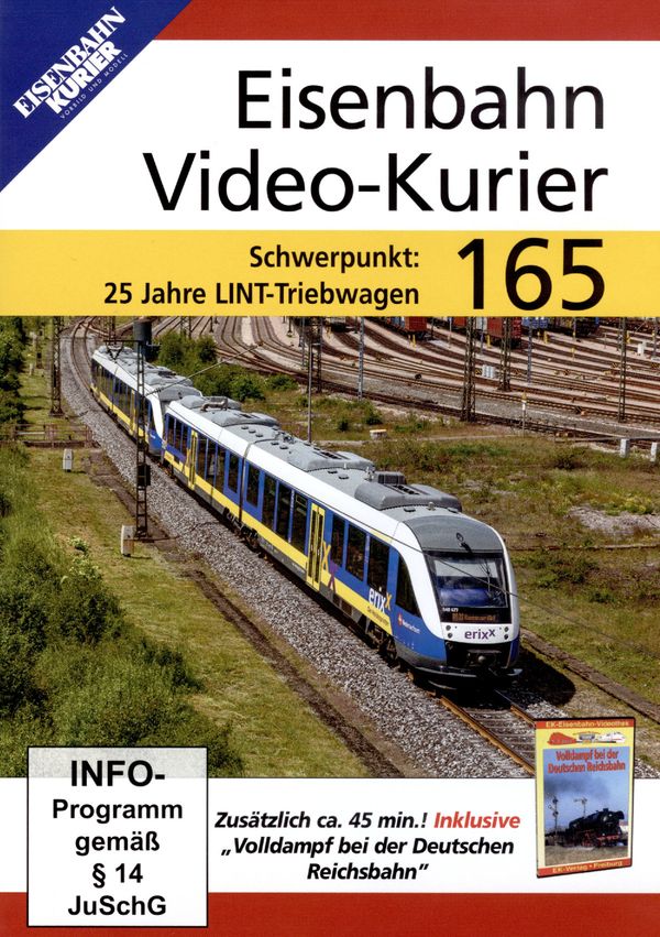 Eisenbahn Video-Kurier 165: Schwerpunkt - 25 Jahre LINT-Trie... (DVD)
