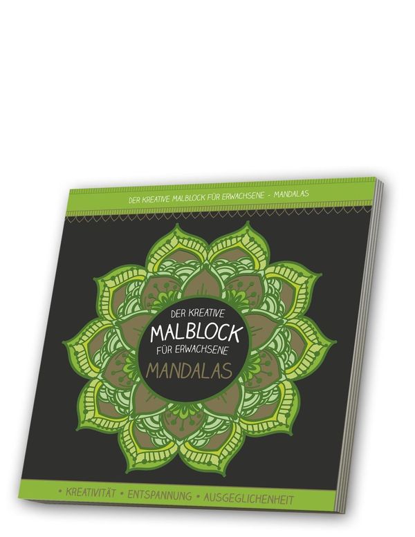 Malblock für Erwachsene mit CD: Mandalas (Buch)