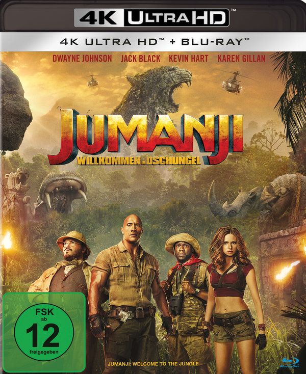 Jumanji: Willkommen im Dschungel (Ultra HD Blu-ray & Blu-ray)